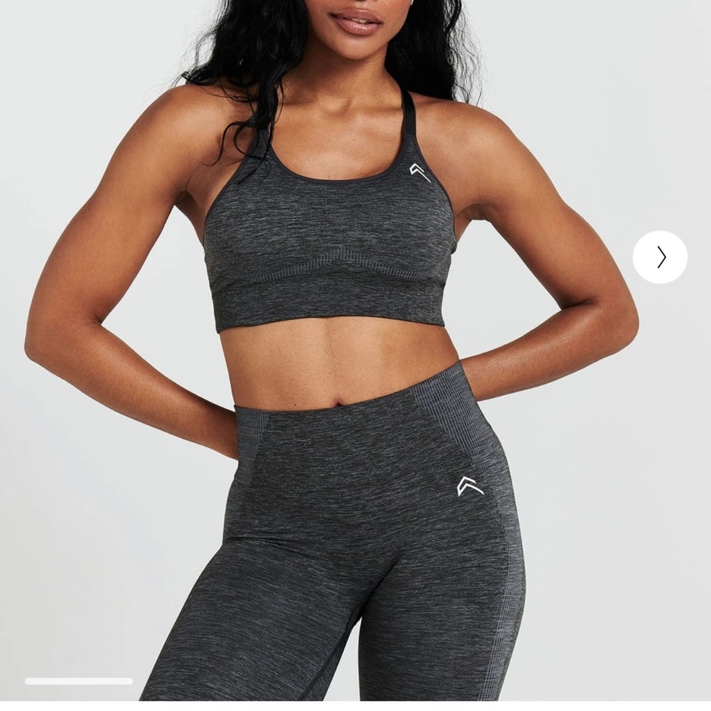 Oner Active Classic Seamless Sports Bra Coal Marl
